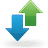 Export & Import One arrow going up and another going down