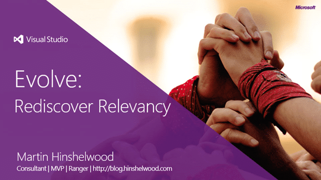 Evolve: Rediscover Relevancy Evolve: Rediscover Relevancy
