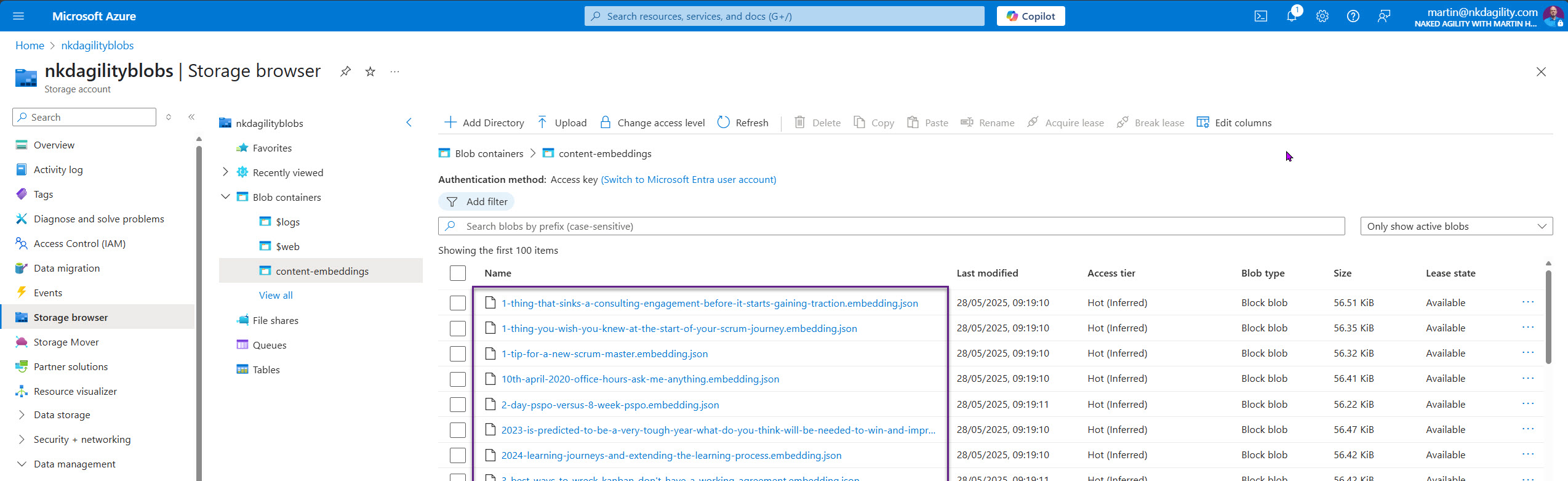 Azure Blob Storage